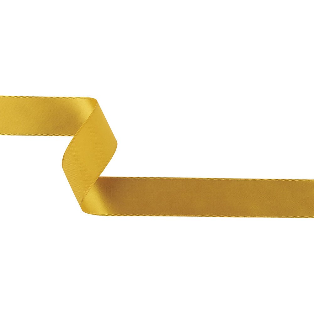 Amber Single Faced Satin Ribbon - 1