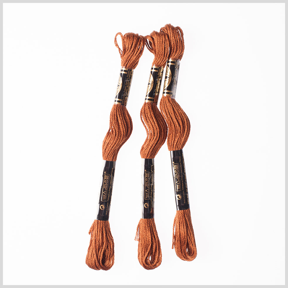 3-Pack DMC Size 6 Embroidery Floss #433 Medium Brown - Joann Fabrics