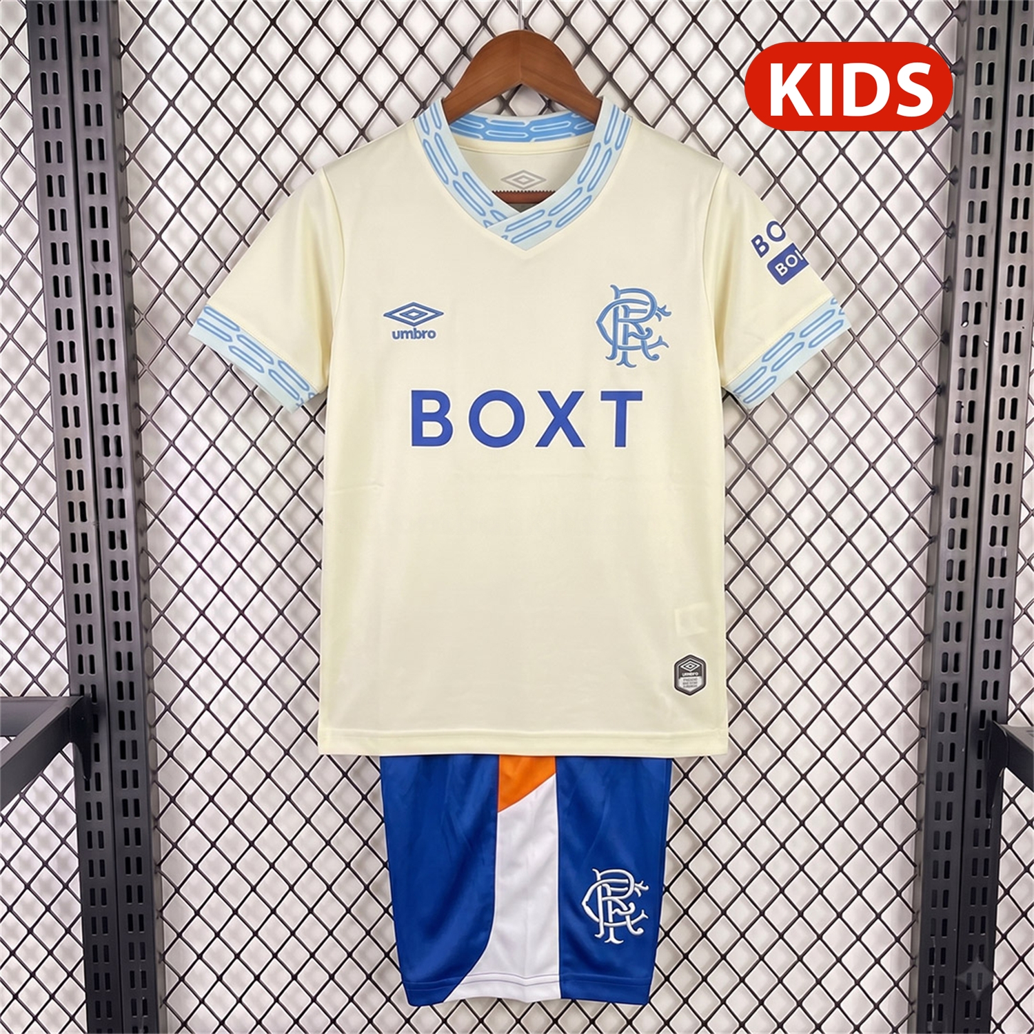 Glasgow Rangers 26-27 Away Kids Kit - UnitedFutballJersey