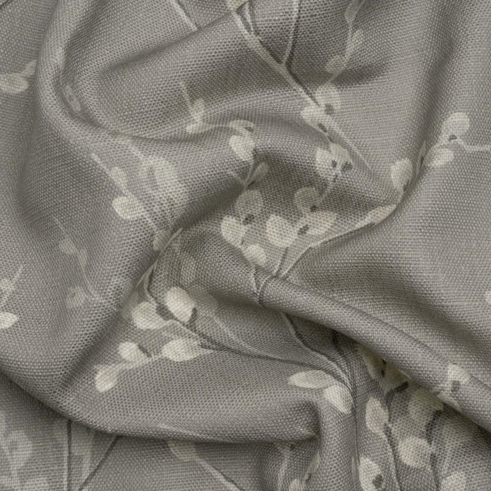 Linen and Rayon Drapery Woven - Steel Prairie Willow - British Imported - Joann Fabrics