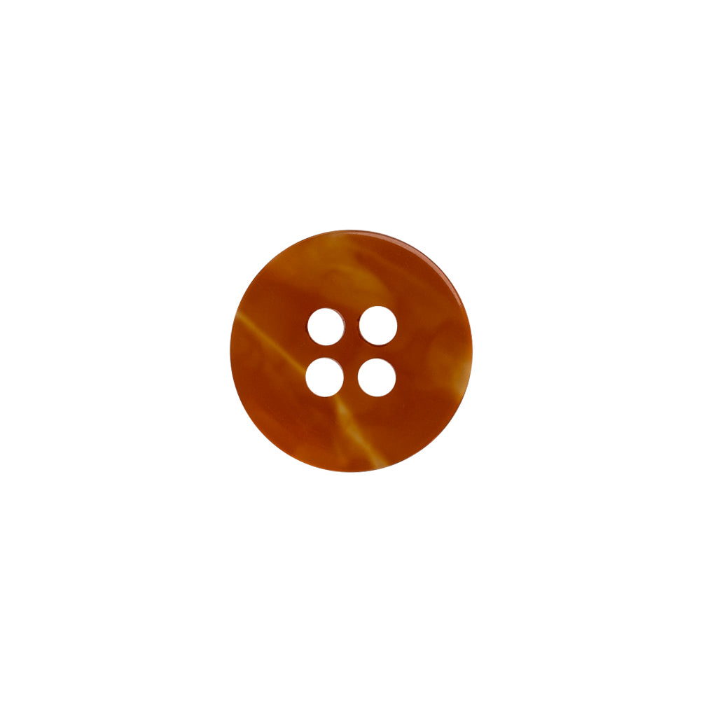 Plastic 4-Hole Button - 20L/12.5mm - Translucent Burnt Orange - Joann Fabrics