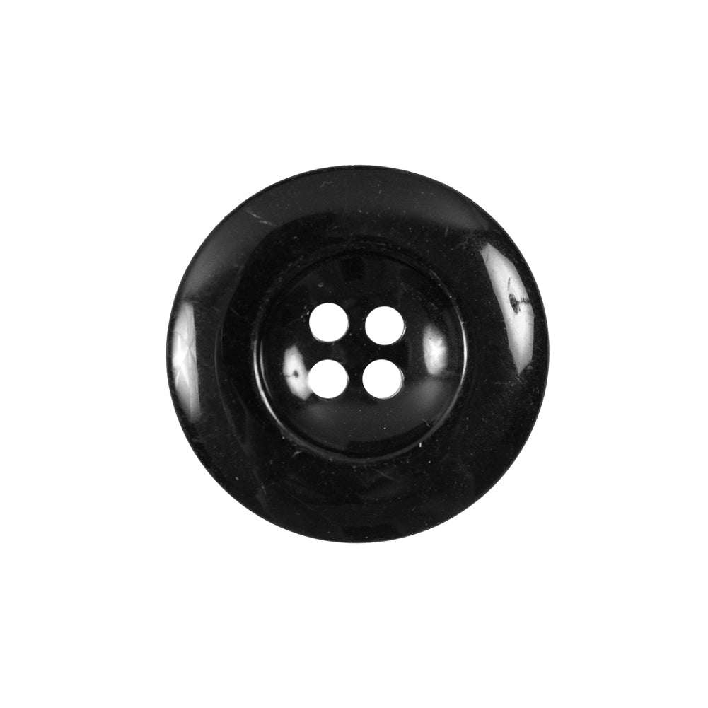Black 4-Hole Plastic Button - 35L/22mm - Joann Fabrics