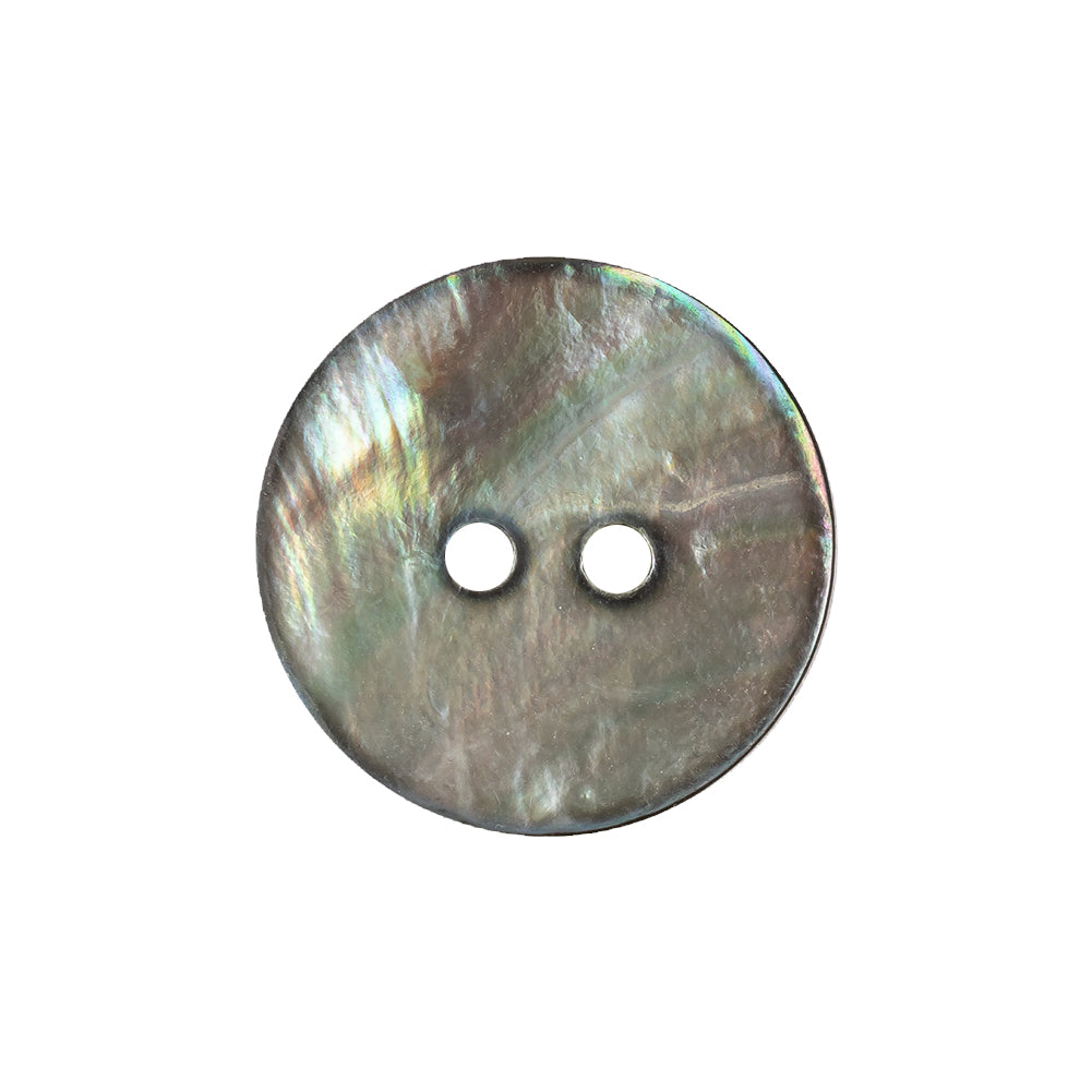 Smoke Iridescent 2-Hole Natural Shell Button - 36L/23mm - Joann Fabrics