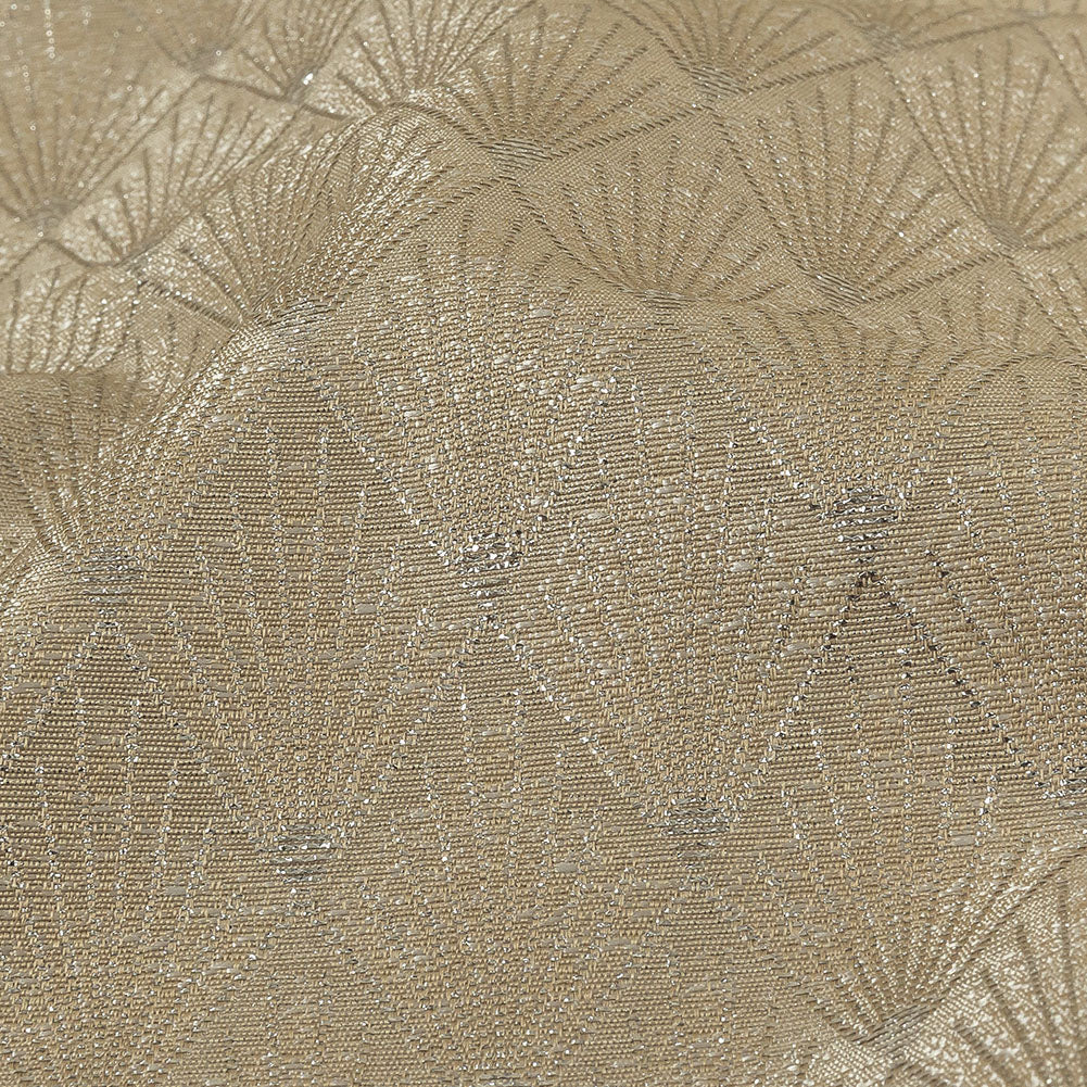 Metallic Drapery Jacquard - Champagne Digital Spots - British Imported - Joann Fabrics