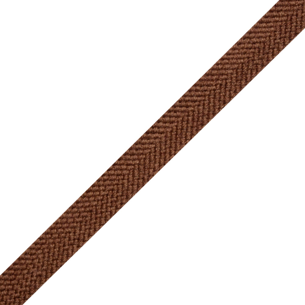 Brown Wool Braided Tape - 0.5