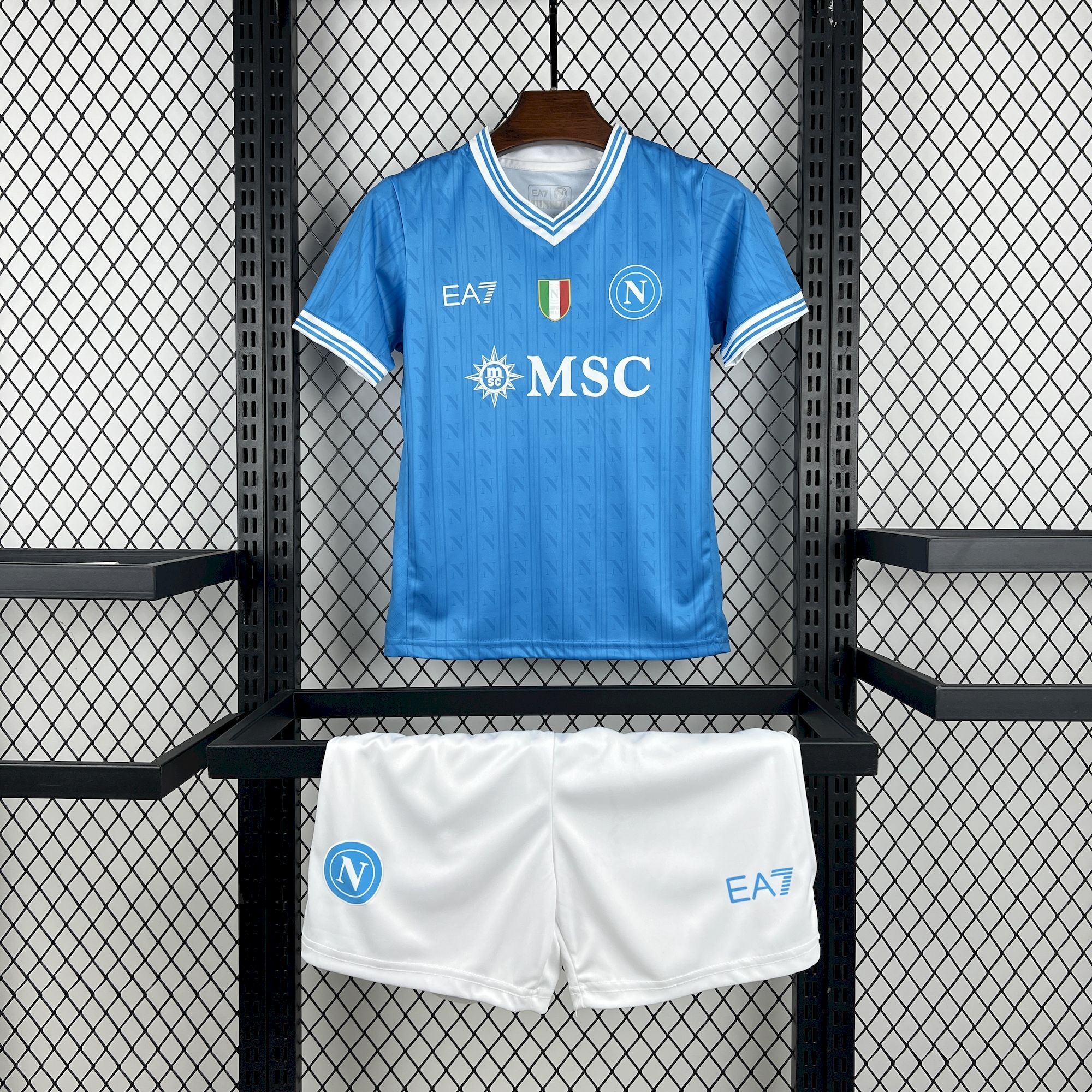 2025/2026 Napoli Home Football Jersey 1:1 Thai Quality Kids Size