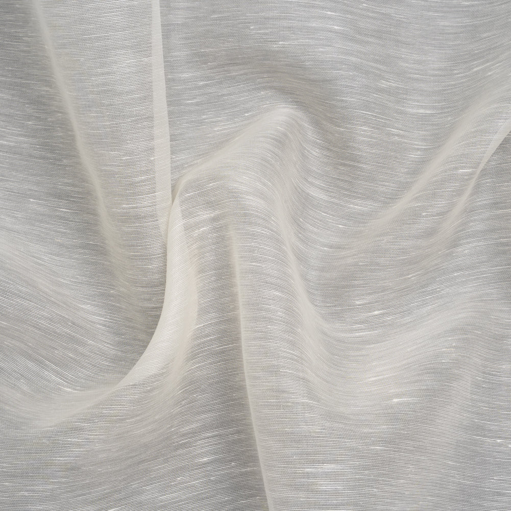 Silk and Linen Scrim - Ivory - Famous Australian Designer Deadstock - Joann Fabrics