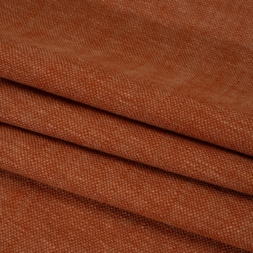 Linen Look Recycled Polyester and Cotton Woven - Ginger - British Imported - Joann Fabrics