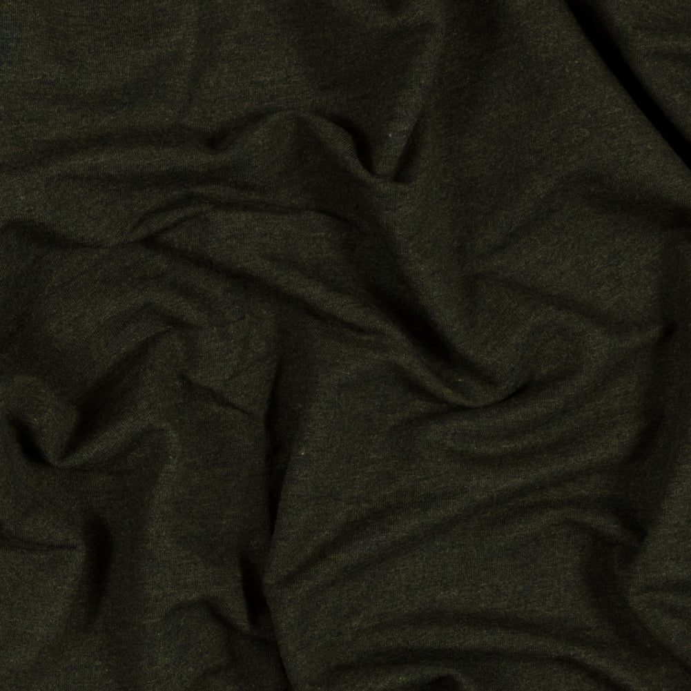 Bamboo Stretch French Terry - Heather Forest - Emei Collection - Joann Fabrics