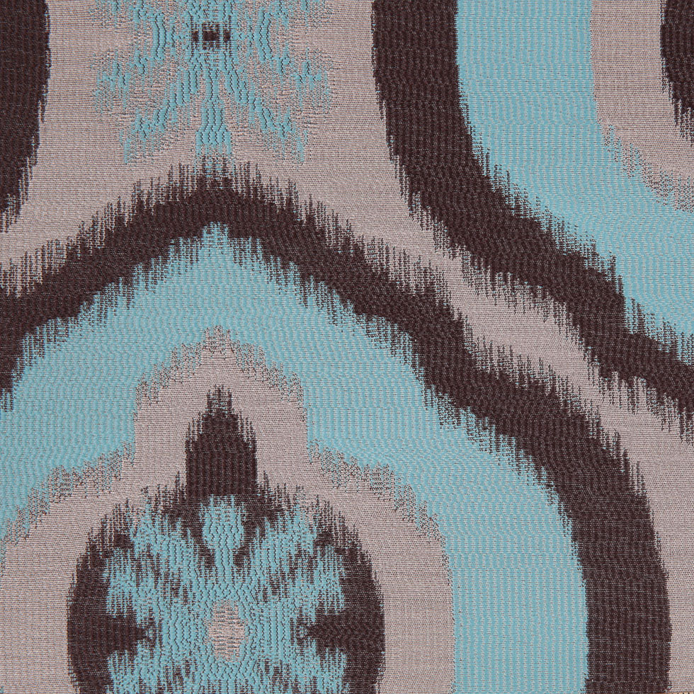 Aqua Ikat Damask Polyester Woven - Joann Fabrics