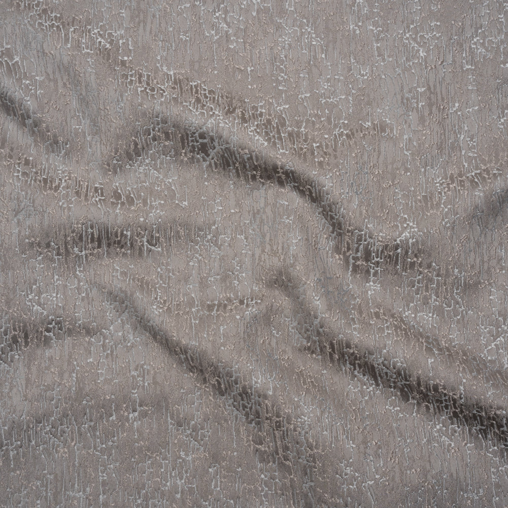 Satin-Face Jacquard - Putty Crackle - British Imported - Joann Fabrics