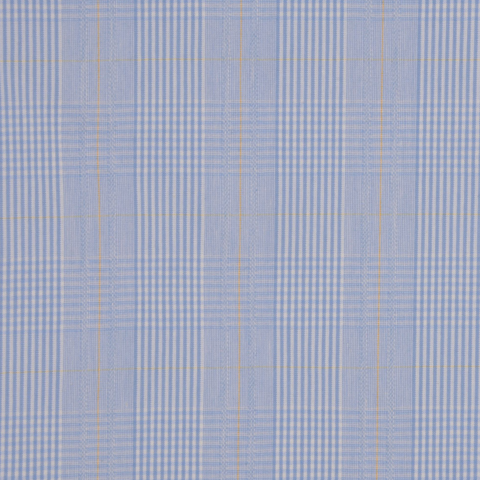 Italian Light Blue Plaid Botton-Weight Cotton - Joann Fabrics