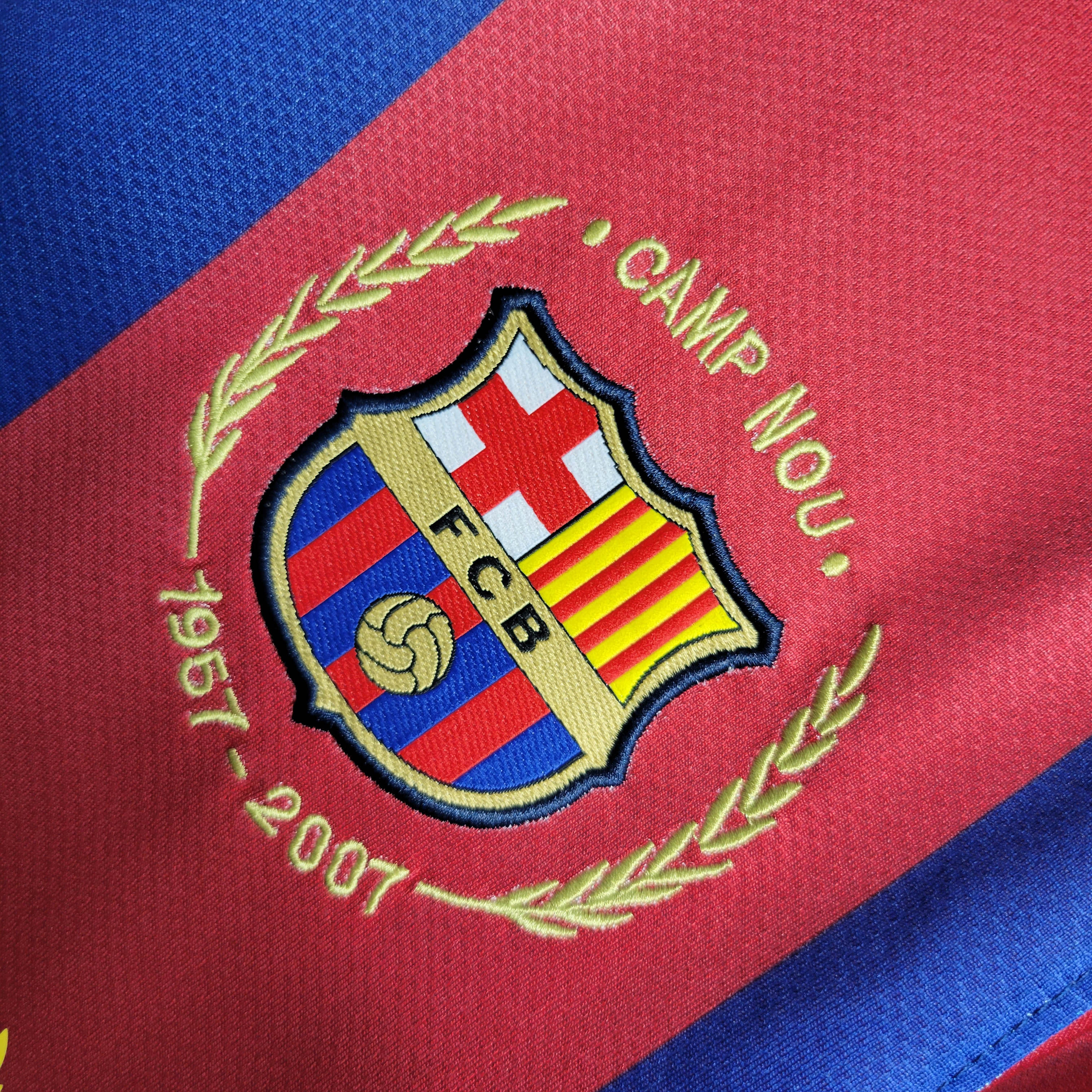 2007/2008 Retro Barcelona Football Shirt Home 1:1 Thai Quality