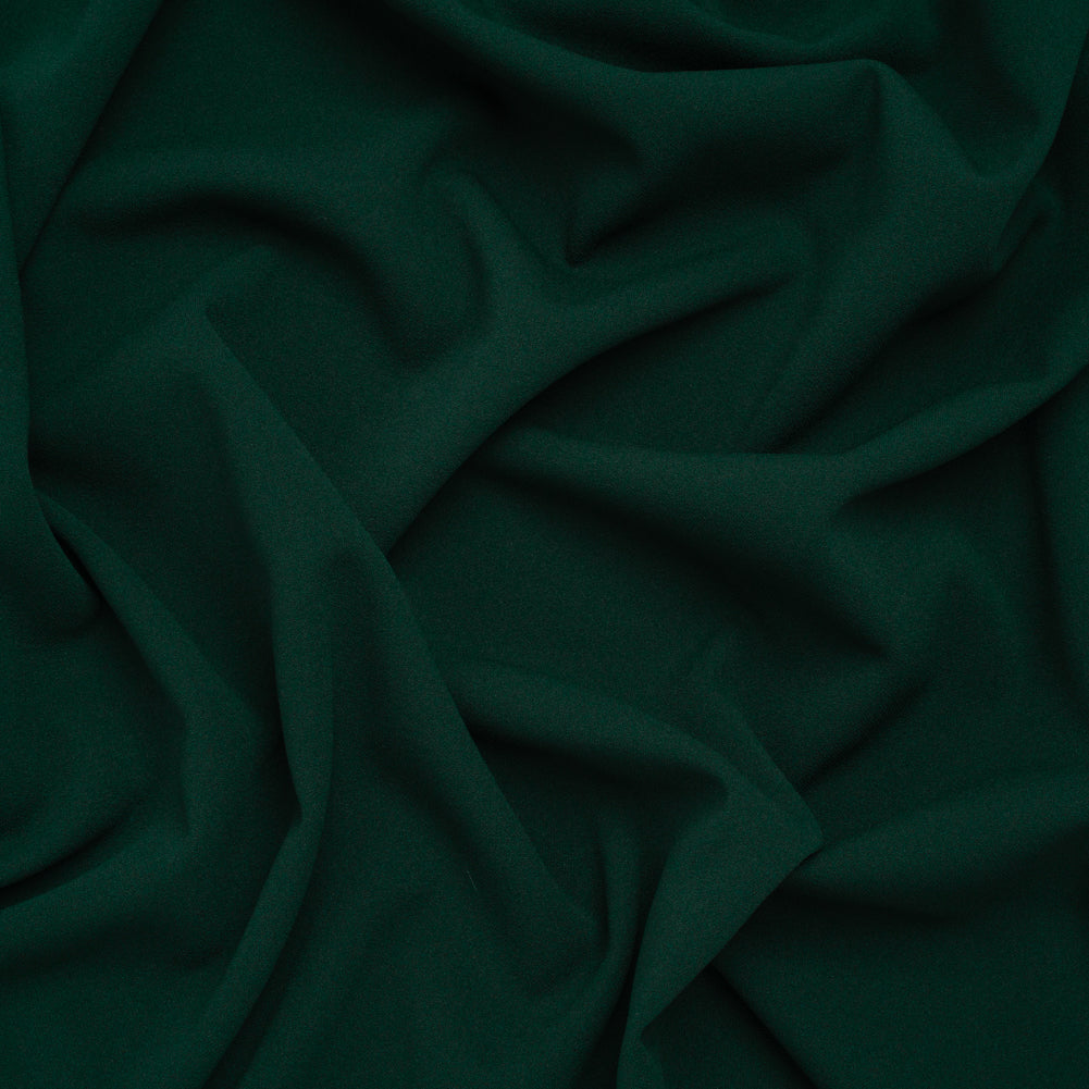Stretch Polyester Crepe Double Knit - Malachite Green - Designer Deadstock - Joann Fabrics