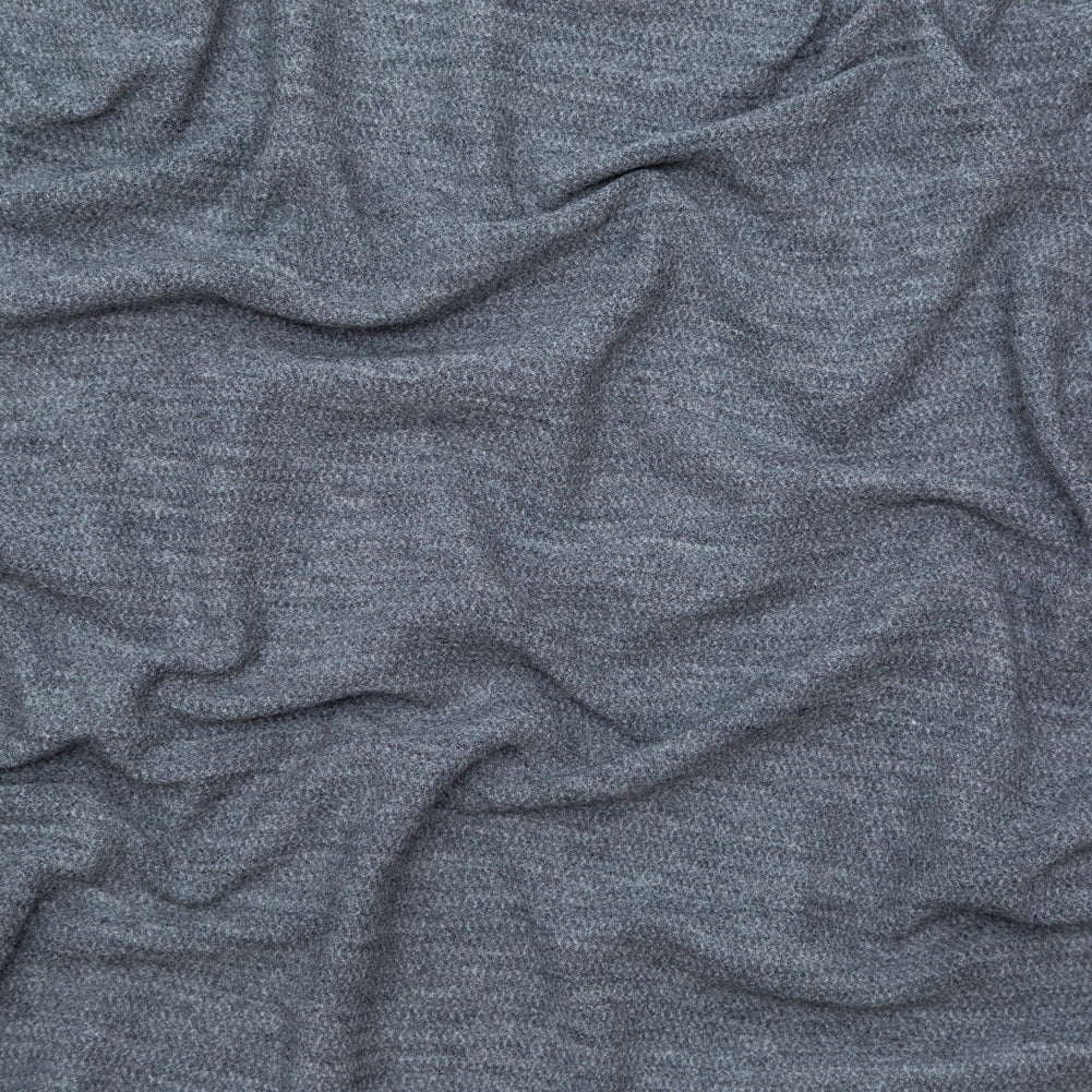 Italian Heathered Gray Creped Stretch Knit - Joann Fabrics