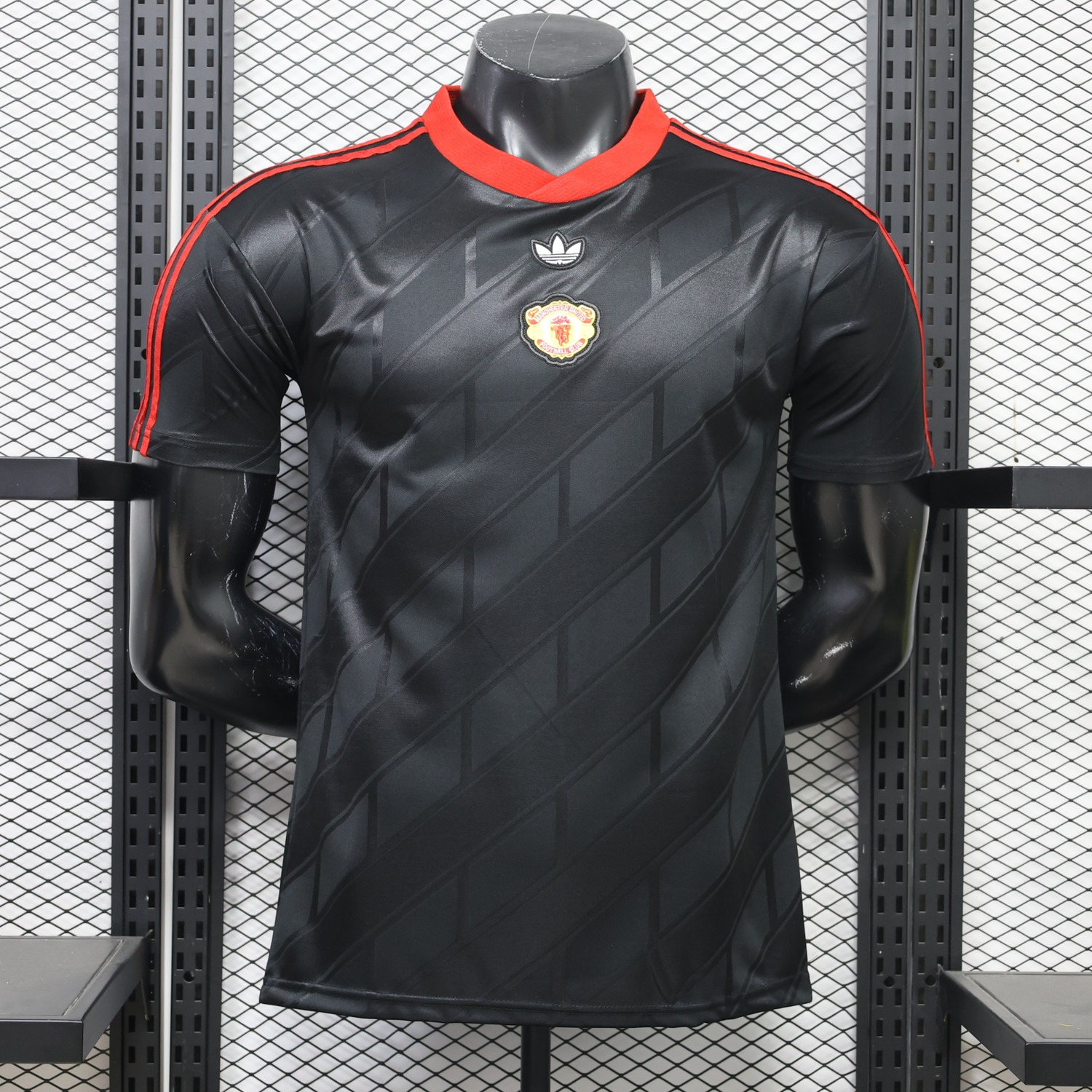 Manchester United 26-27 Retro Style Black Jersey - Player Version - UnitedFutballJersey