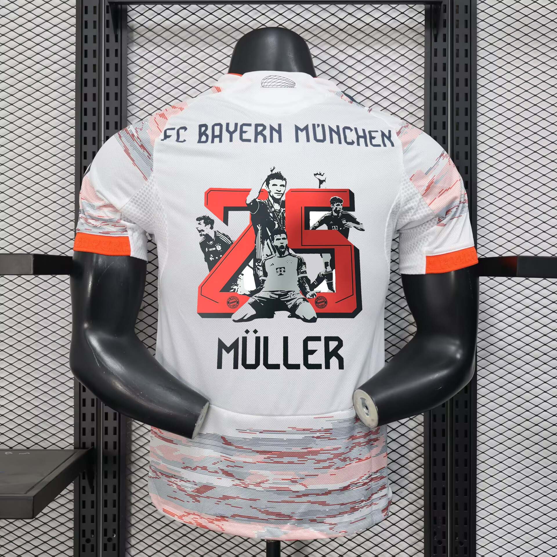 2025/2026 Player Version Bayern Munich Müller Commemorative Edition Football Shirt 1:1 Thai Quality