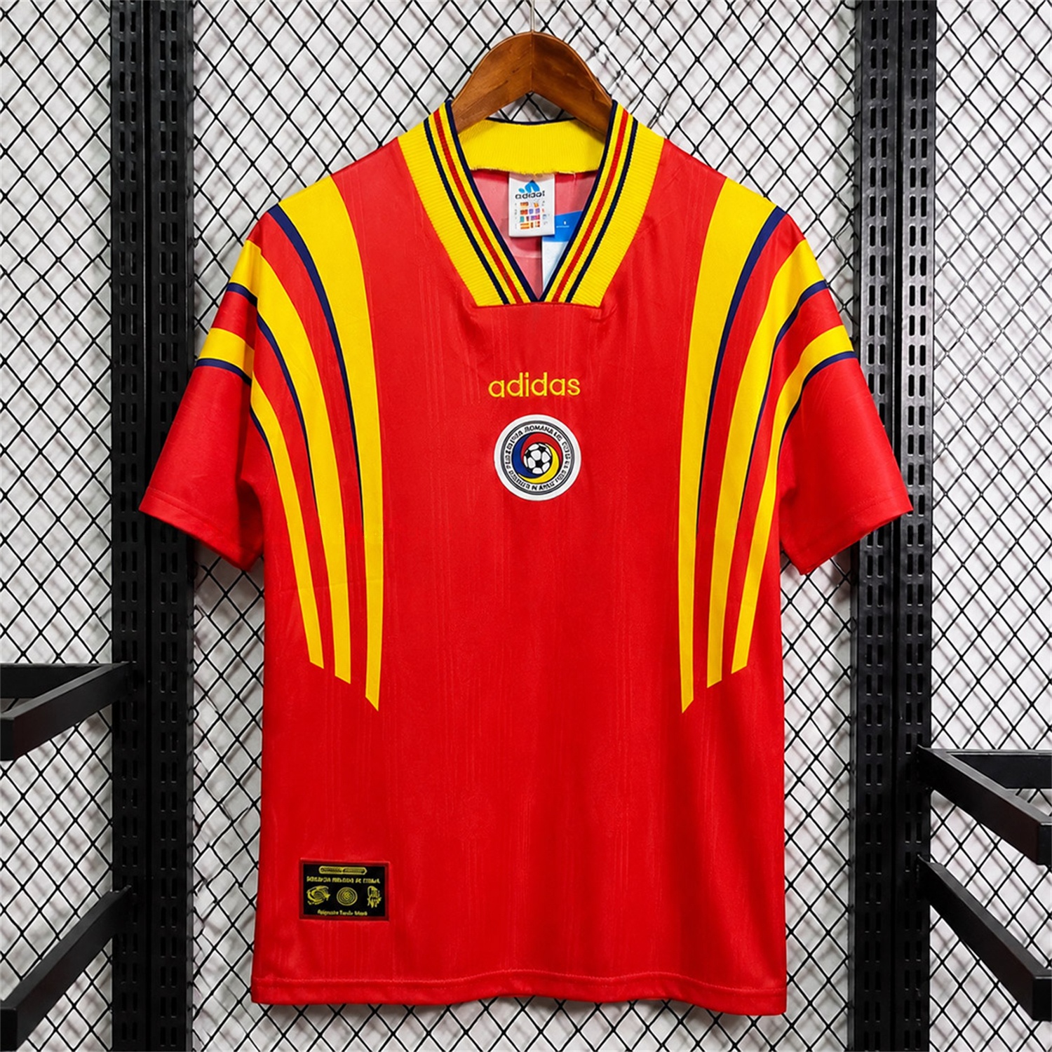 Retro Romania 1996 Away Jersey - Fans Version - UnitedFutballJersey