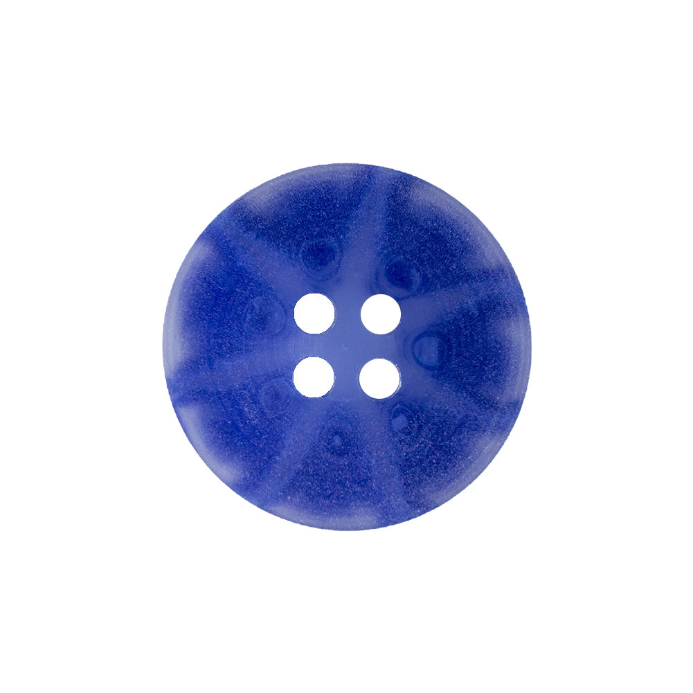 Transparent and Blue Swirls 4-Hole Saucer Button - 36L/23mm - Joann Fabrics