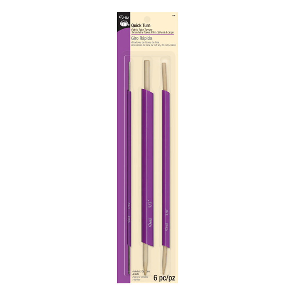 Dritz Quick Turn Fabric Tube Turners - Blue - 3pc - Joann Fabrics