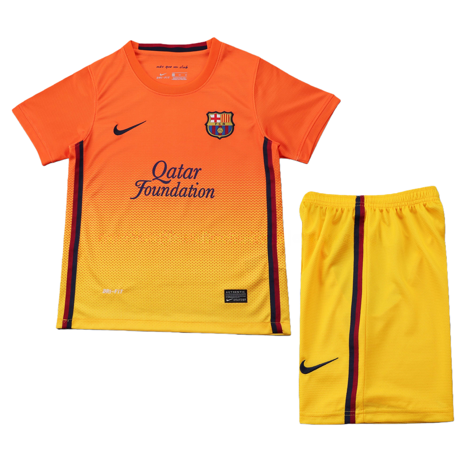 Retro Barcelona 2012-13 Away Kids Kit - UnitedFutballJersey