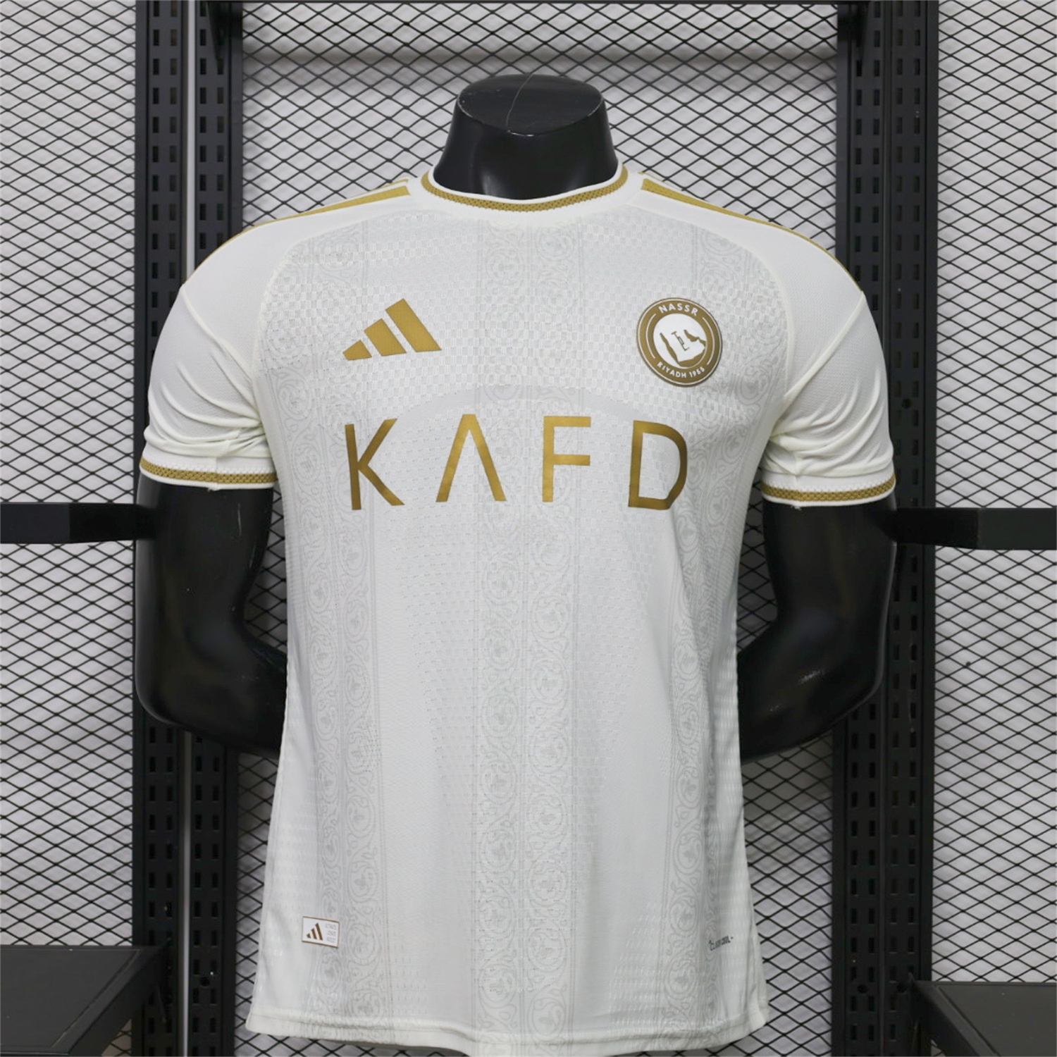Al Nassr Riyadh Victory 26-27 Away Jersey With Sponsors - Player Version - UnitedFutballJersey