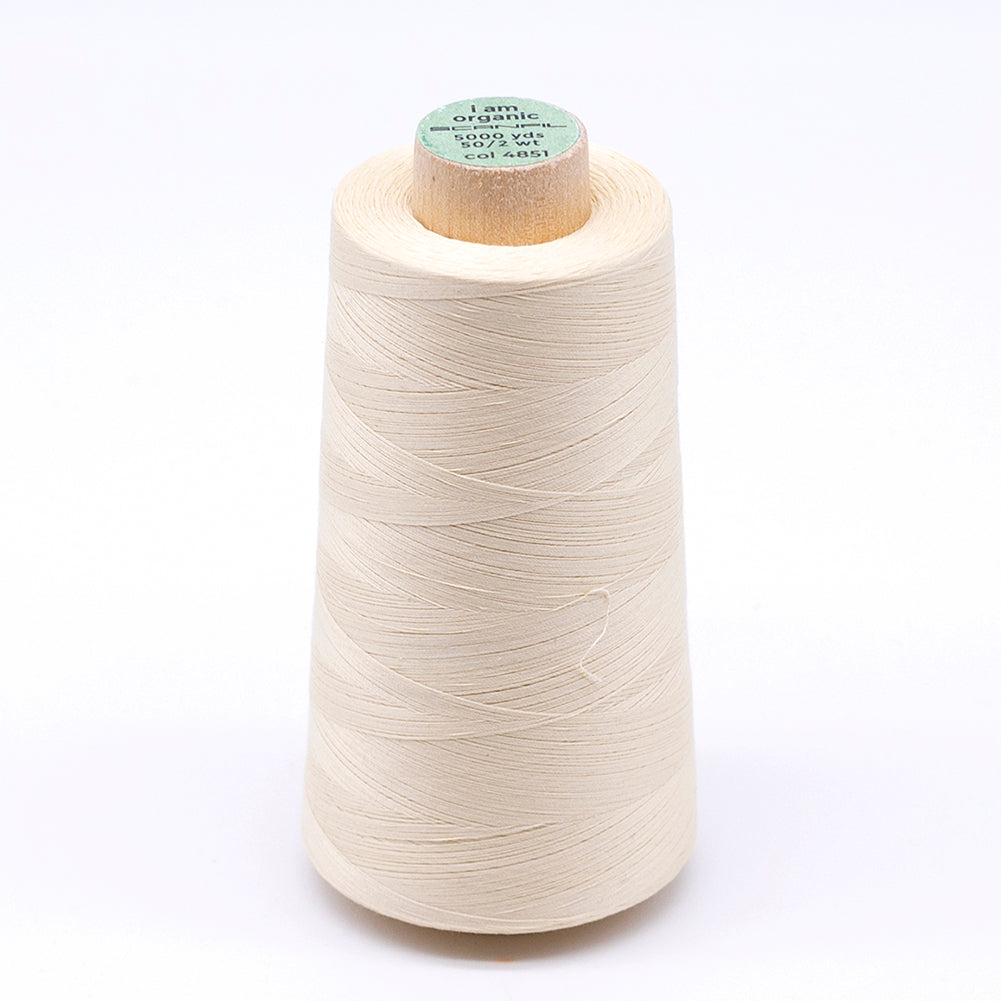 SCANFIL® 50wt Organic Pima Cotton Thread 5000 yd Cones - 4851 Shortbread - Joann Fabrics