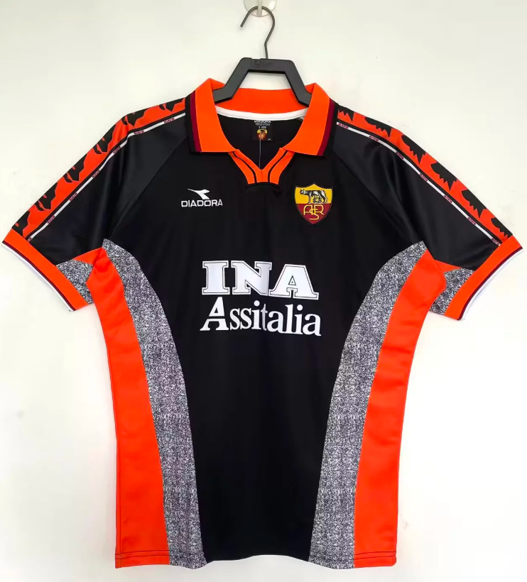 1998-1999 Retro Roma Third Away Football Jersey 1:1 Thai Quality