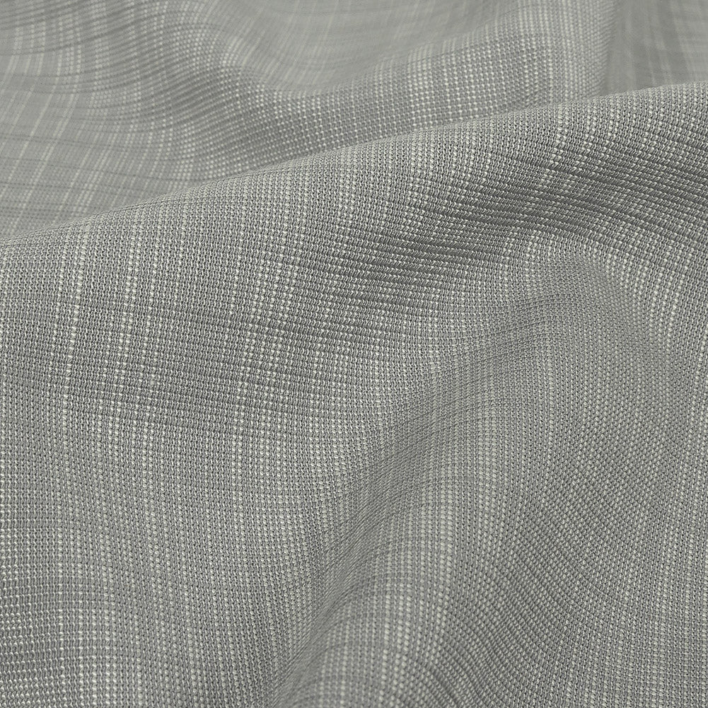 Italian Striated Gray Blended Viscose Woven - Joann Fabrics