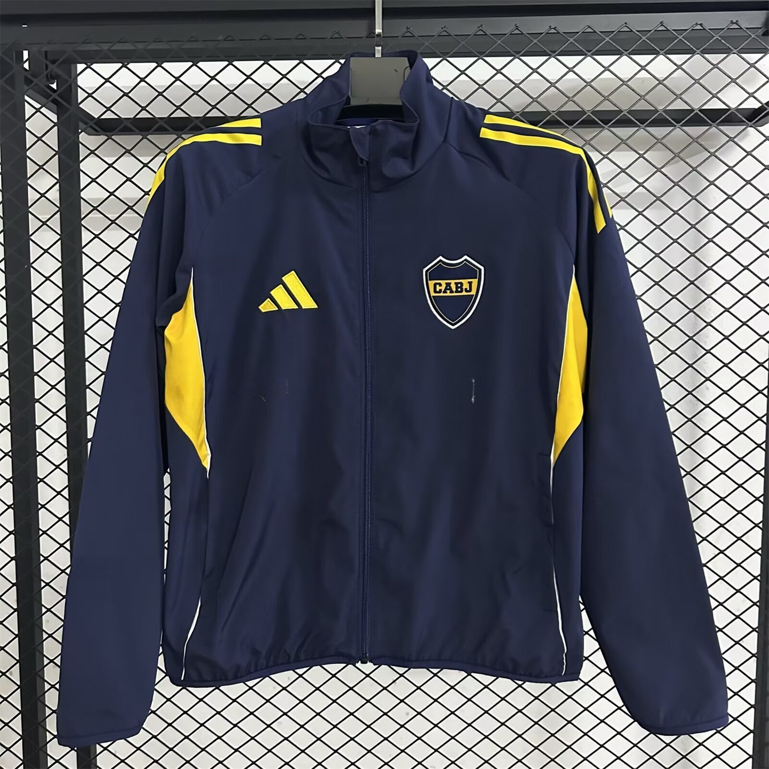 Boca Juniors 25-26 Training Windbreaker Jacket - Dark Grey - UnitedFutballJersey