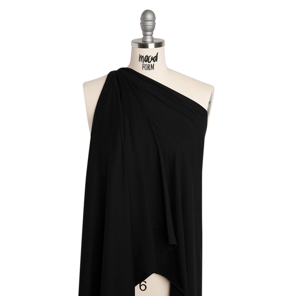 Stretch Bamboo Jersey - Black - Willow Collection - Joann Fabrics