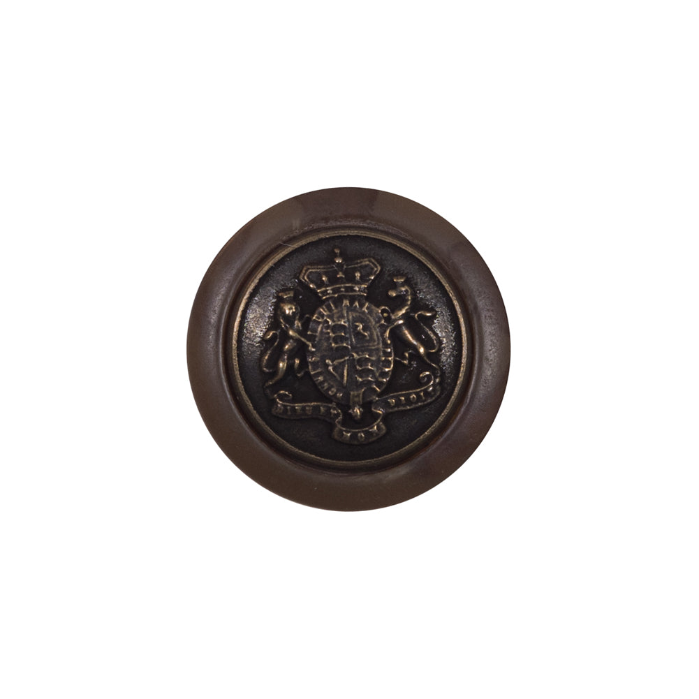 Metal Crest Shank Back Button with a Plastic Base - 32L/20mm - Joann Fabrics