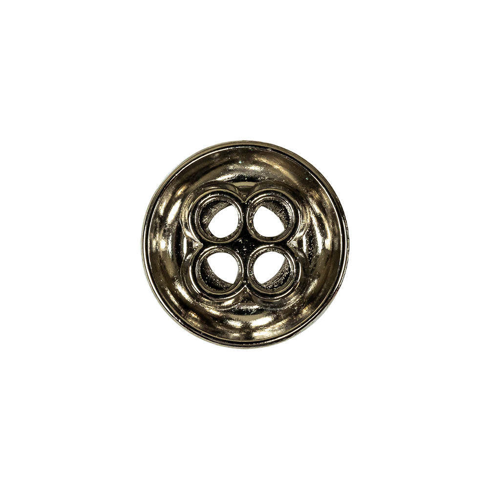 Italian Nickel 4-Hole Deepwell Metal Button - 28L/18mm - Joann Fabrics