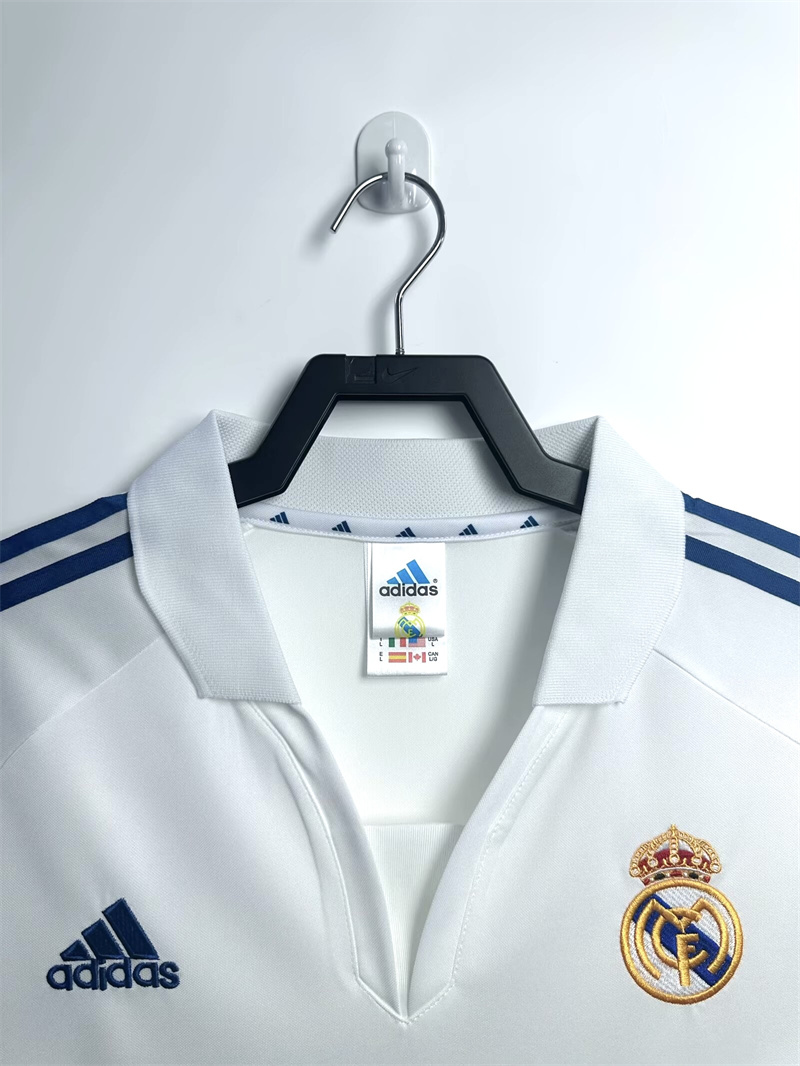 2001/2002 Retro Real Madrid Home Soccer Jersey 1:1 Thai Quality
