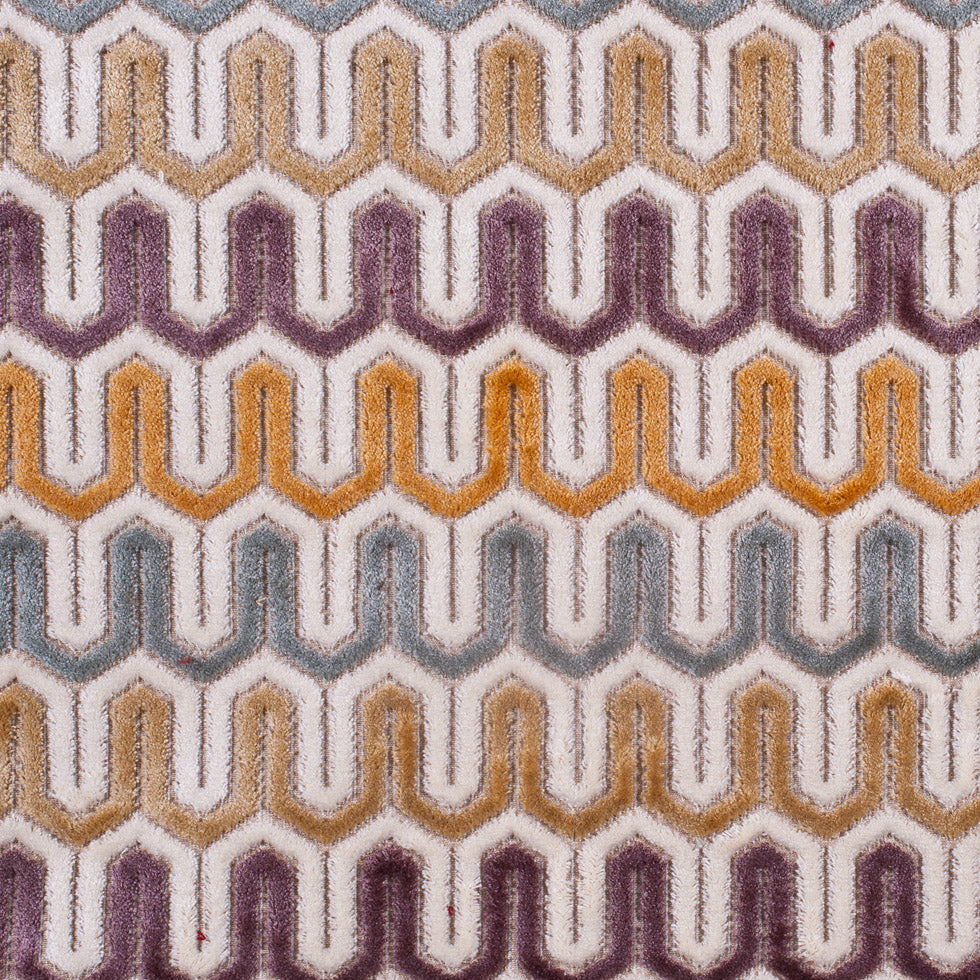 Ivory Geometric Velvet Tapestry - Joann Fabrics