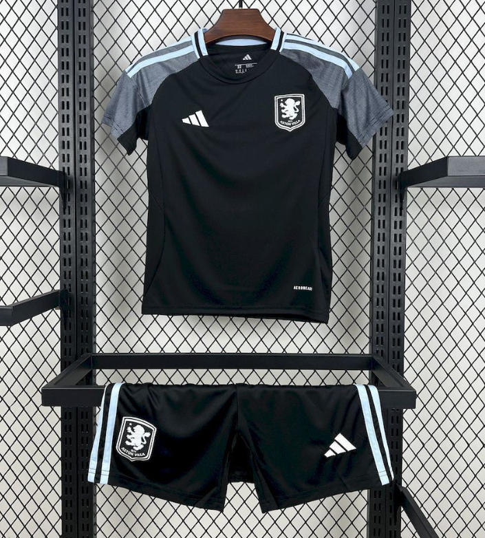 2025/2026 Aston Villa Away Football Jersey Shirt 1:1 Thai Quality Kids Size