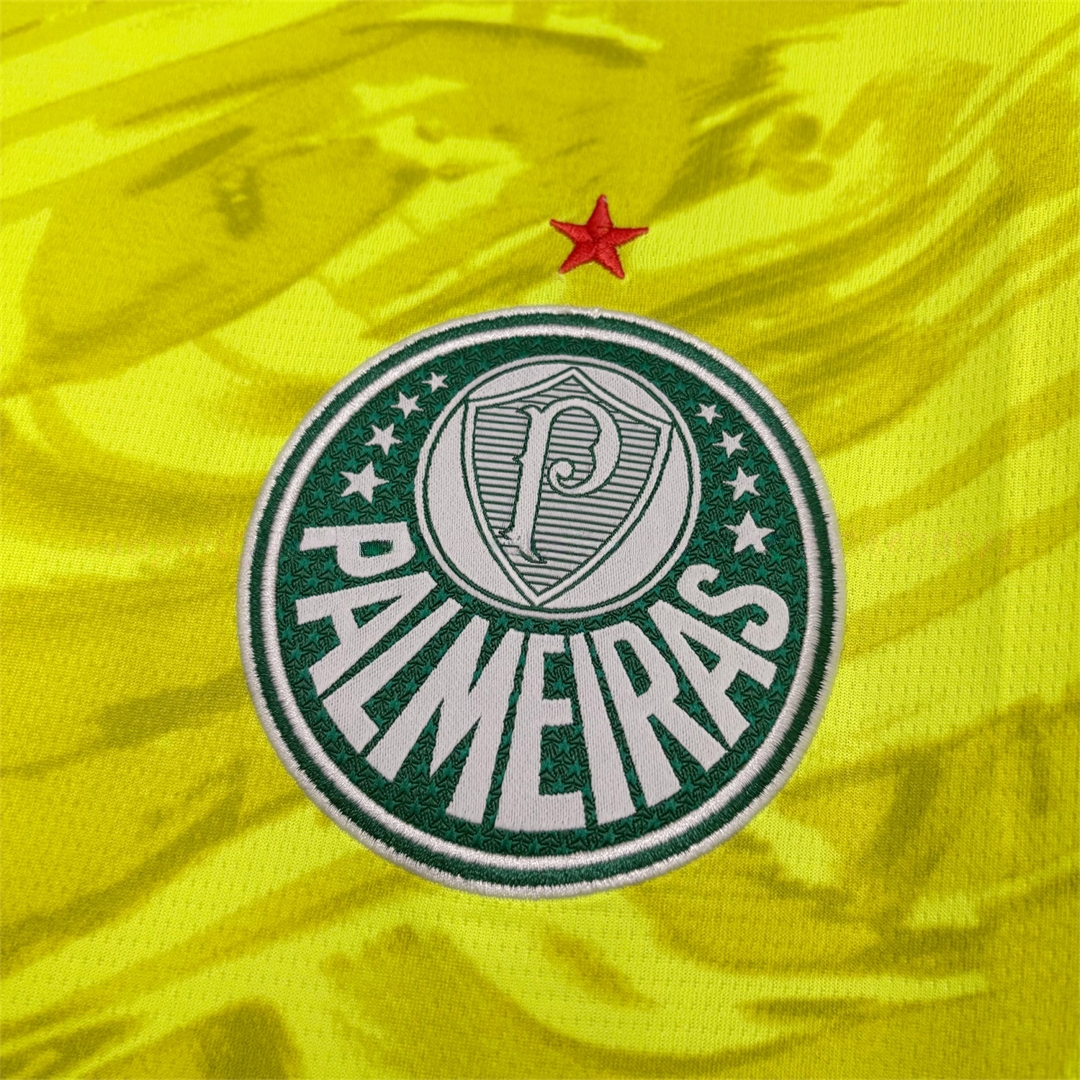 Palmeiras 26-27 Yellow Goalkeeper Jersey - Fans Version - UnitedFutballJersey
