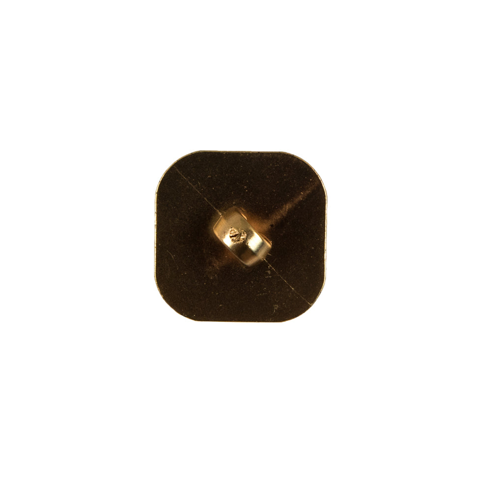 Faceted Square Gold Plastic Button - 24L/15mm - Joann Fabrics