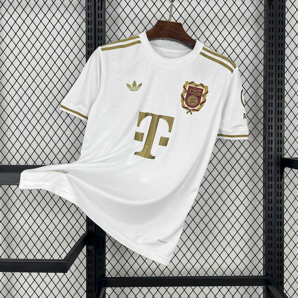 2025/2026 Bayern Munich 125th Anniversary Edition white Football Jersey 1:1 Thai Quality