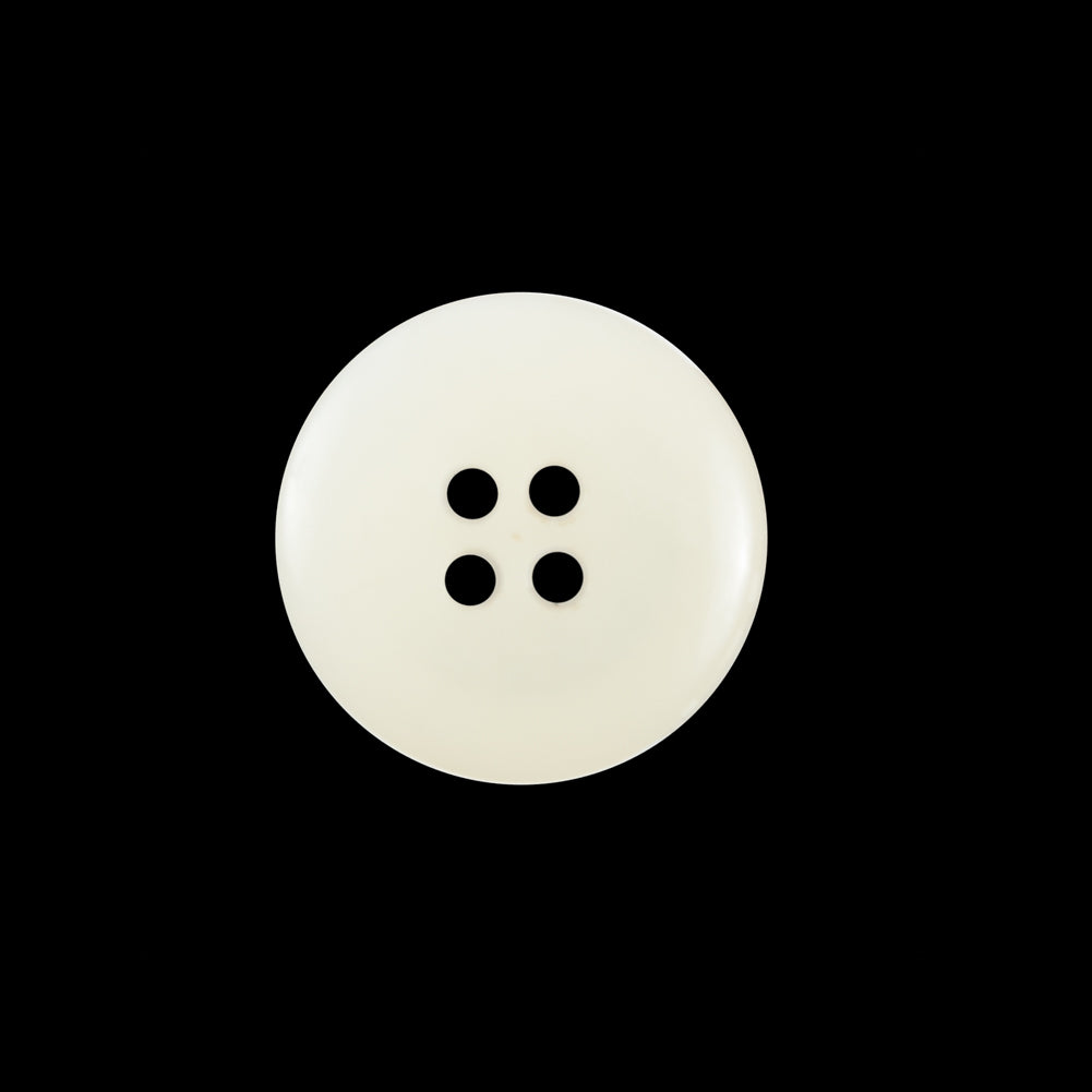 White and Beige Plastic 4-Hole Button - 32L/20mm - Joann Fabrics