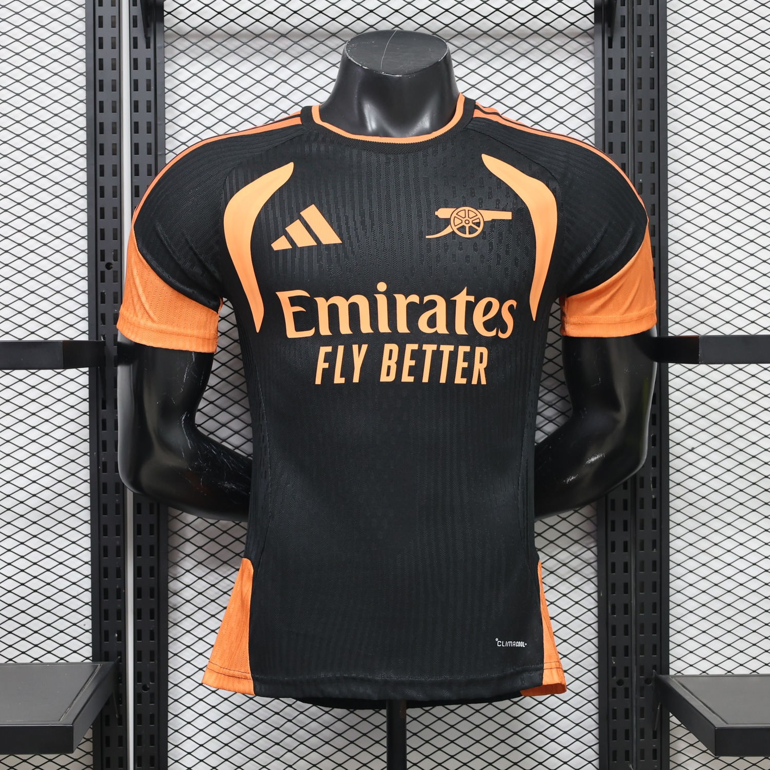 Arsenal 26-27 black orange Special Jersey - Player Version - UnitedFutballJersey