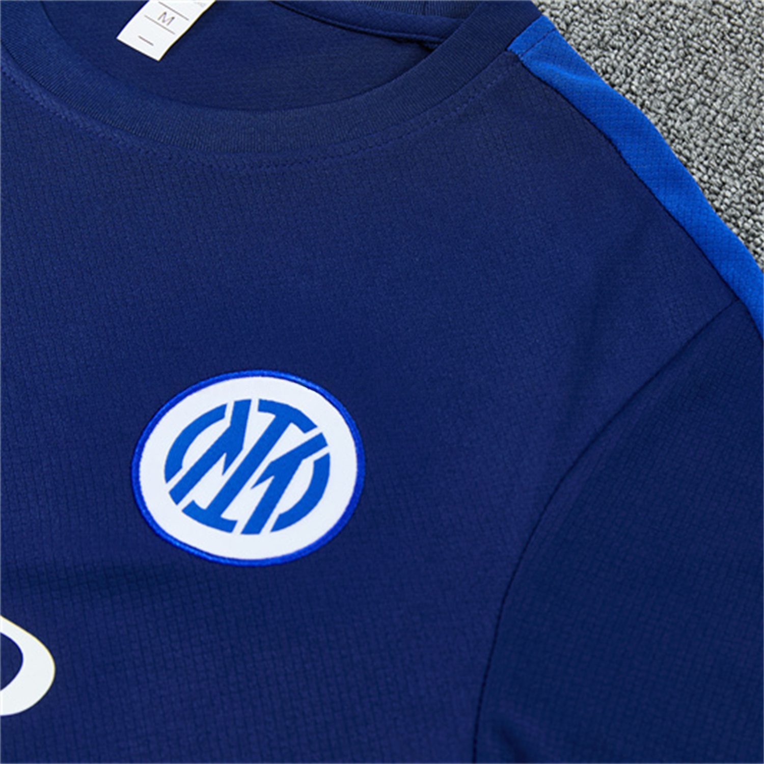Inter Milan 26-27 Short-Sleeve Kids Training Set - Deep Blue Top & Shorts - UnitedFutballJersey