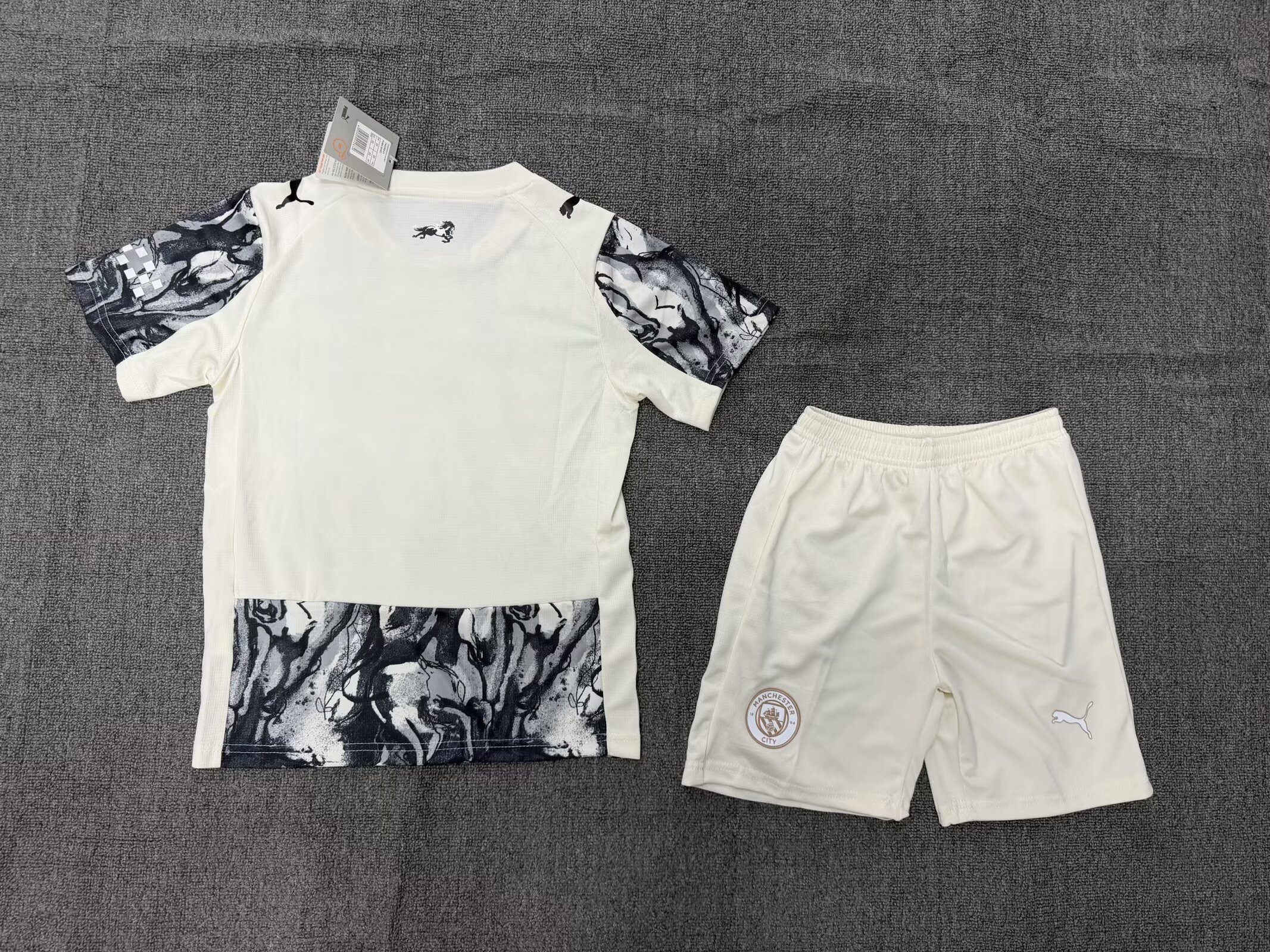 2025/2026 Manchester City Gray Special Edition Football Jersey 1:1 Thai quality Kids Size
