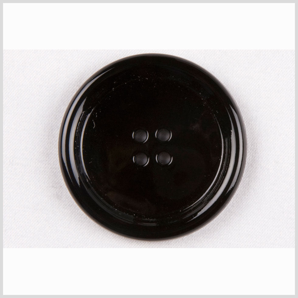 Black Glass Button - 36L/23mm - Joann Fabrics
