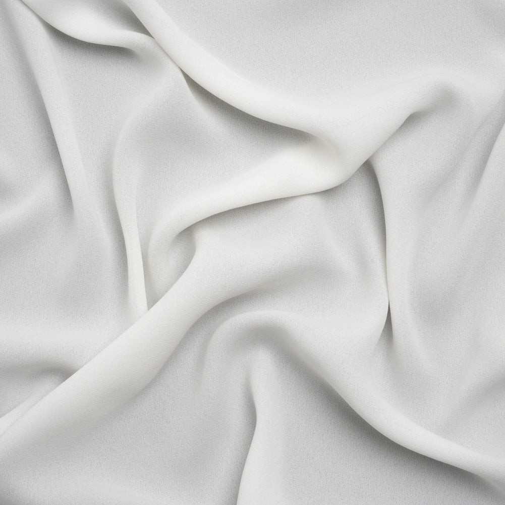 Lightweight Polyester Crepe - Ecru - Designer Deadstock - Joann Fabrics