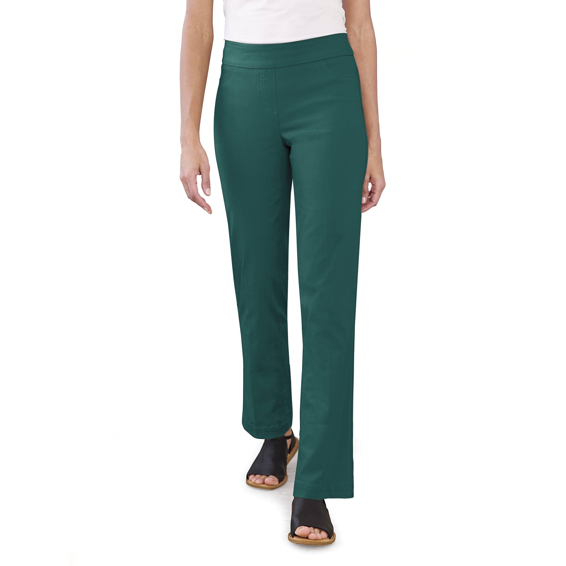Slim-Sation Straight-Leg Pants, Built-in Tummy-control, Assorted Colors - Northstyle Catalog