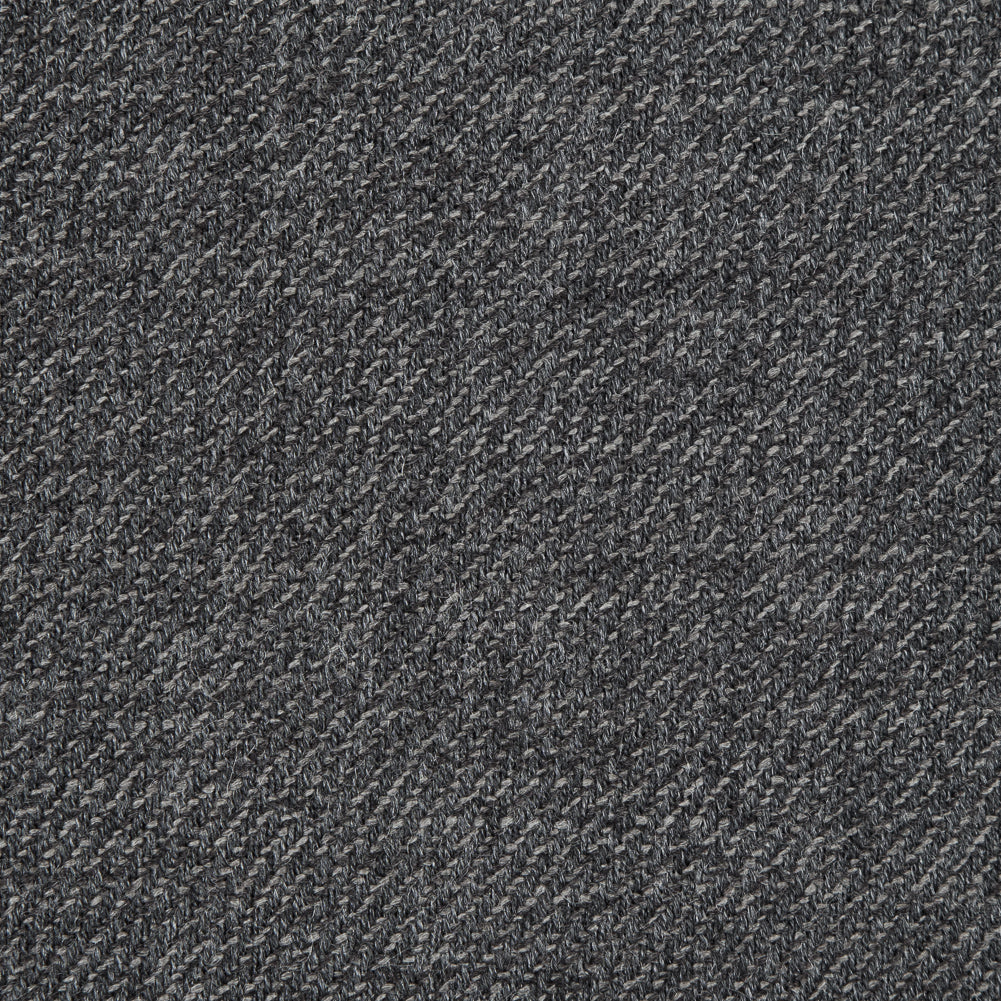 Black and Charcoal Virgin Wool Double Faced Melange - Joann Fabrics