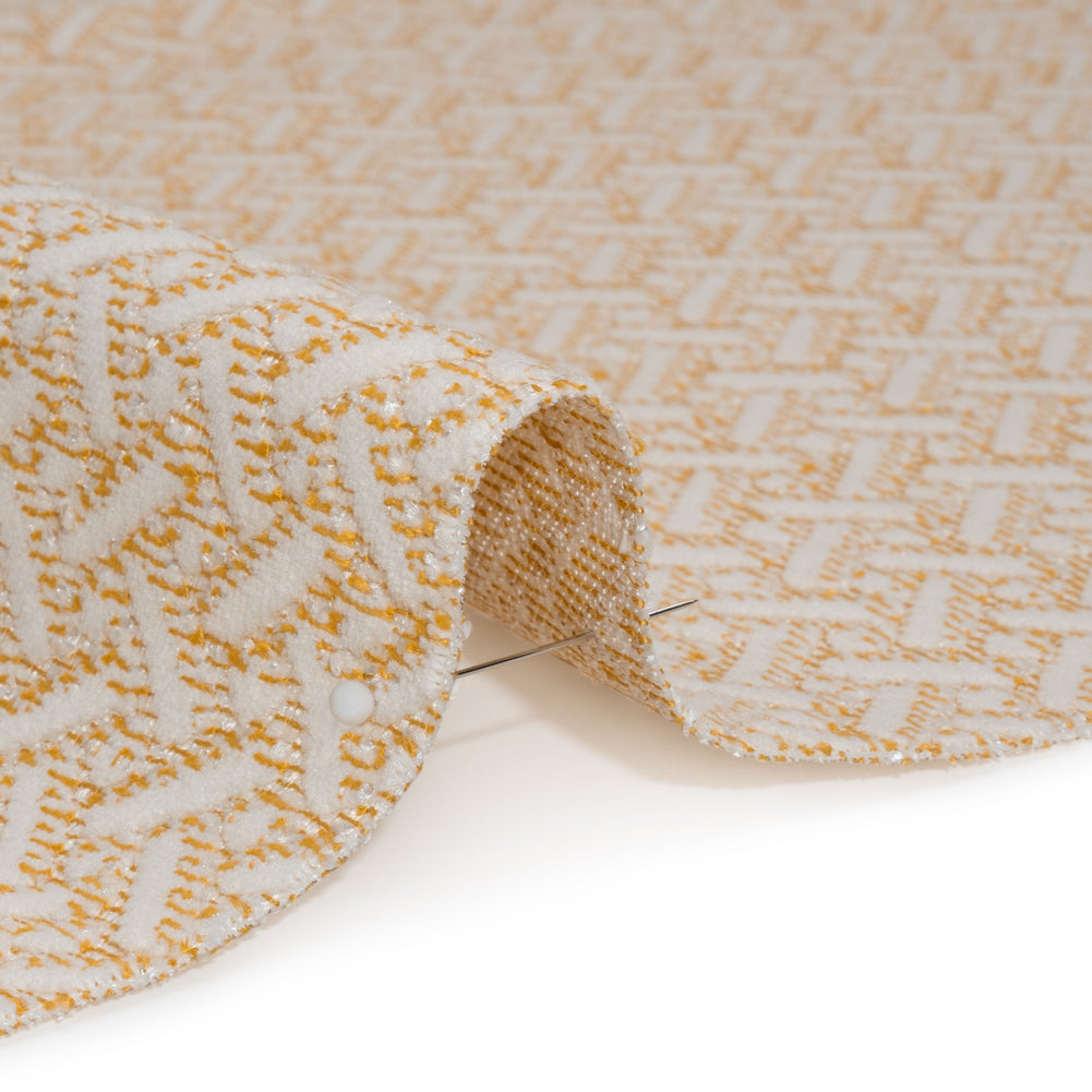 Chenille Jacquard - Dijon Geometric Basketweave - British Imported - Joann Fabrics