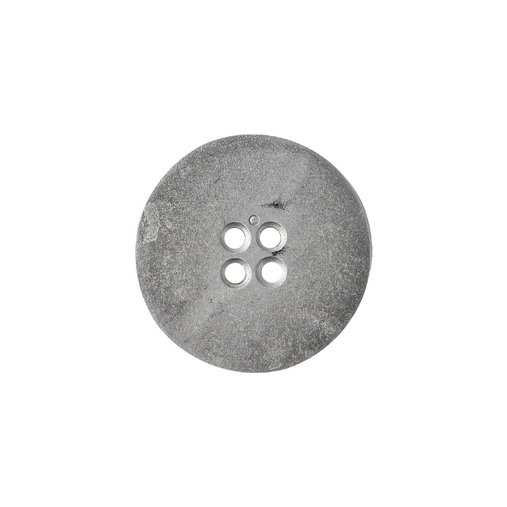 Italian Silver 4-Hole Metal Button with Slim Piecrust Rim - 32L/20mm - Joann Fabrics