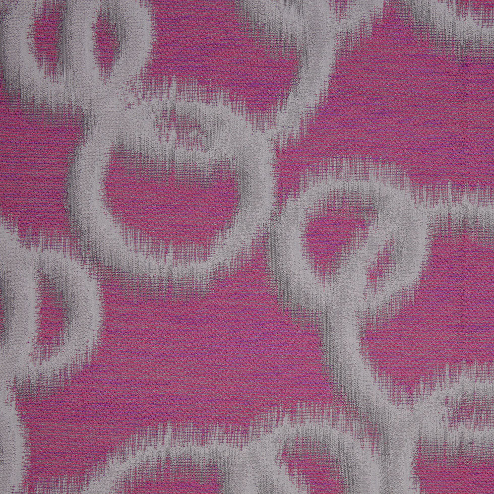 Fuchsia Geometric Ikat Bubbles Polyester Woven - Joann Fabrics
